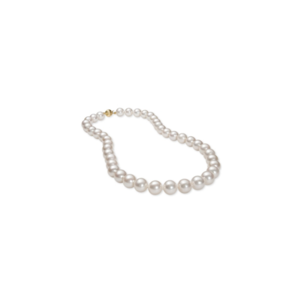 Belle De Mer Cultured Freshwater Pearl Collar 18" Necklace - White j-30